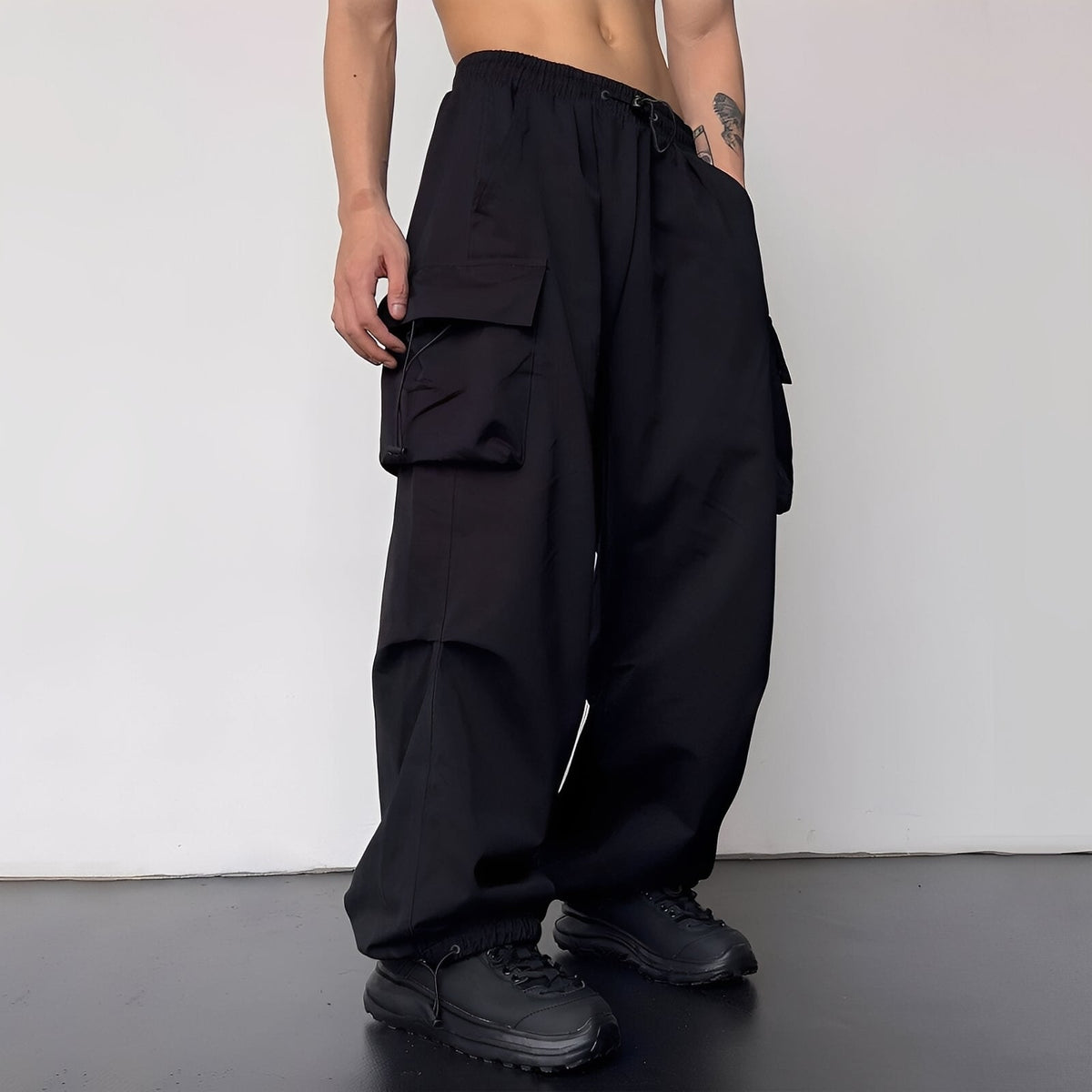 Kaleb - Trendige Cargo-Hose mit weitem Schnitt