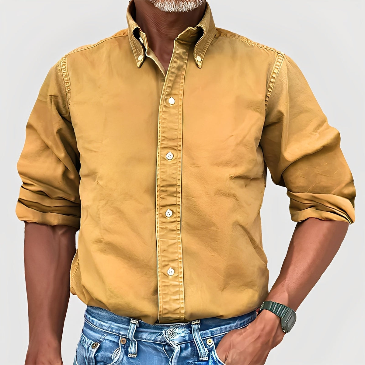 Micheal - Bequemes Langarmshirt