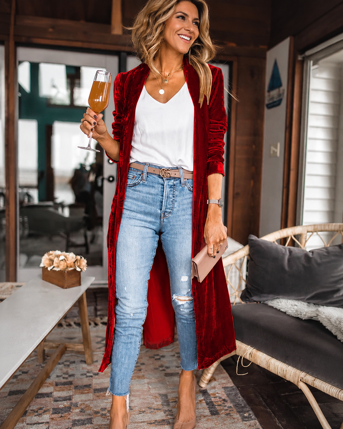 Ambra - Elegante Lockere Strickjacke