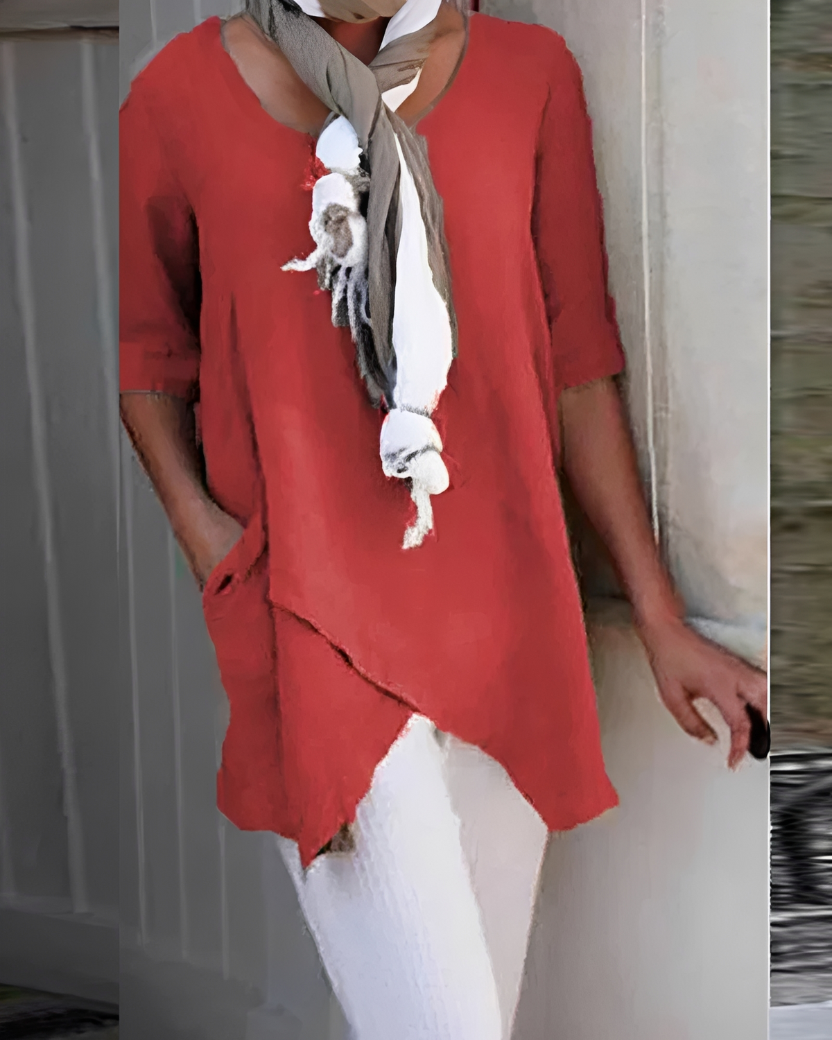 Marcia - Stilvolles Rundhals-Shirt