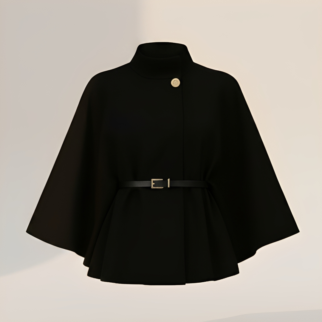 Lindsey - Schicke Jacke mit Gürtel und weiten Ärmeln