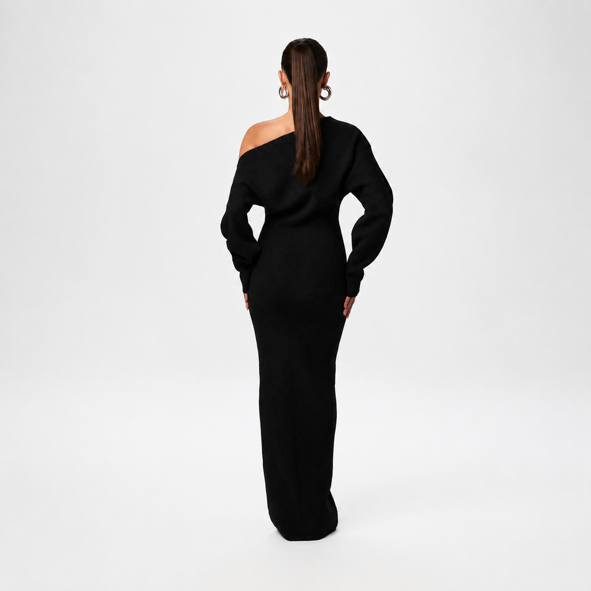 Tahlia - Elegantes Maxikleid mit asymmetrischem Träger