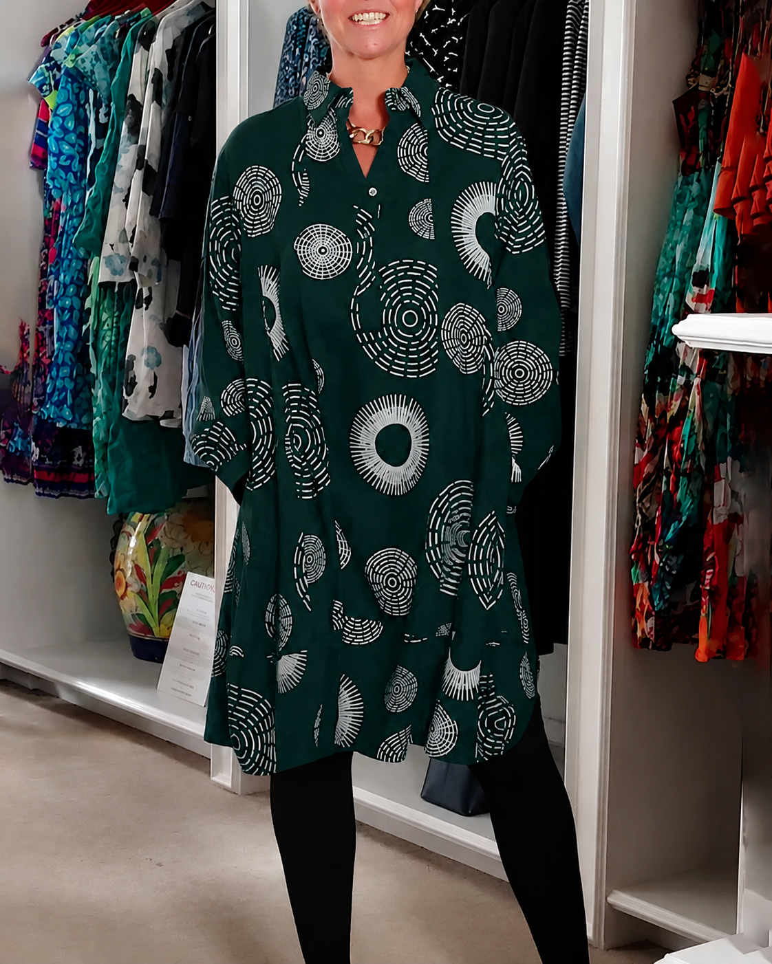Sharonda - Stilvolles Kleid mit lockerer Passform