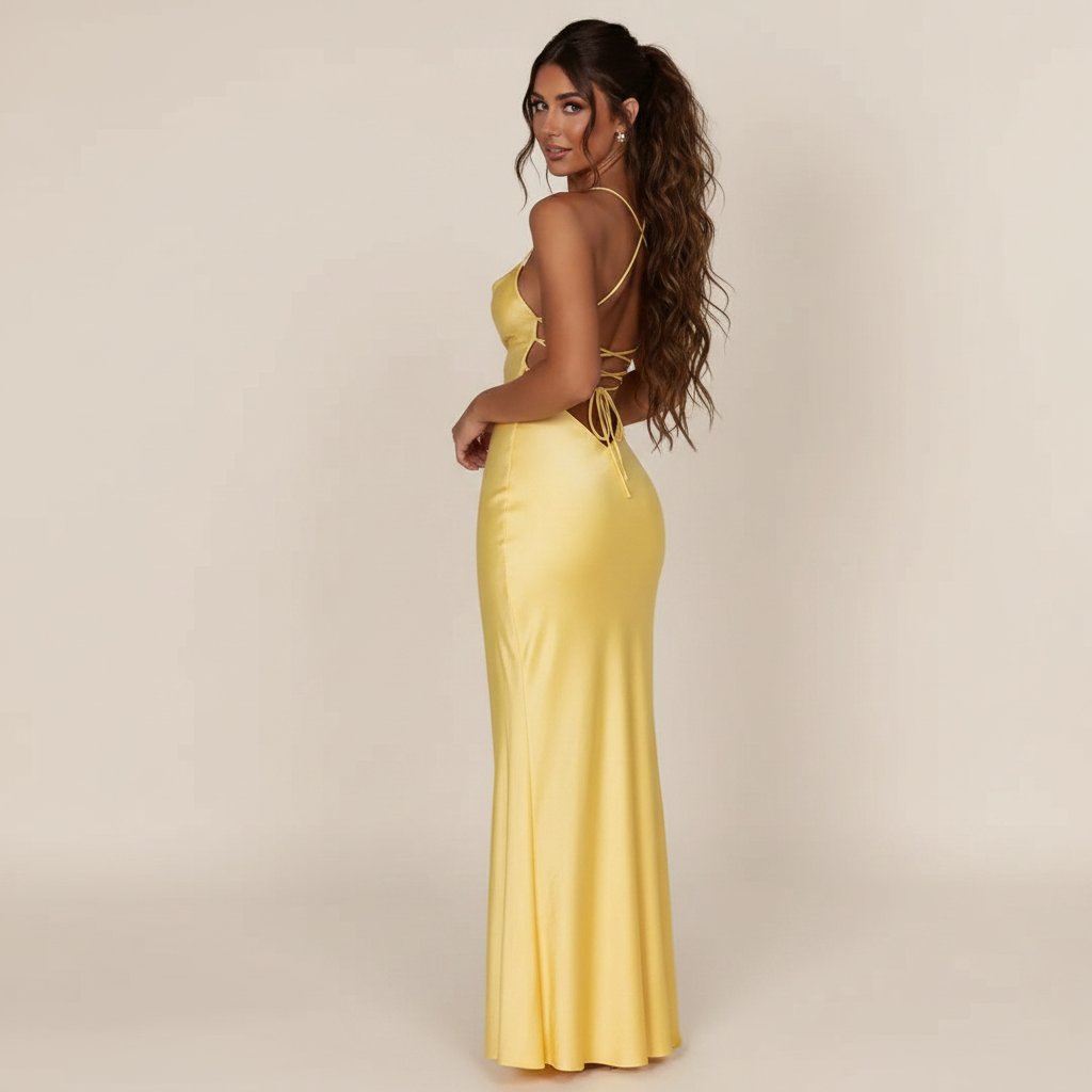 Meliva - Stilvolles und Figur umschmeichelndes Maxikleid
