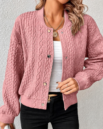 Kymbrea - Bequeme Strickjacke mit Knöpfen