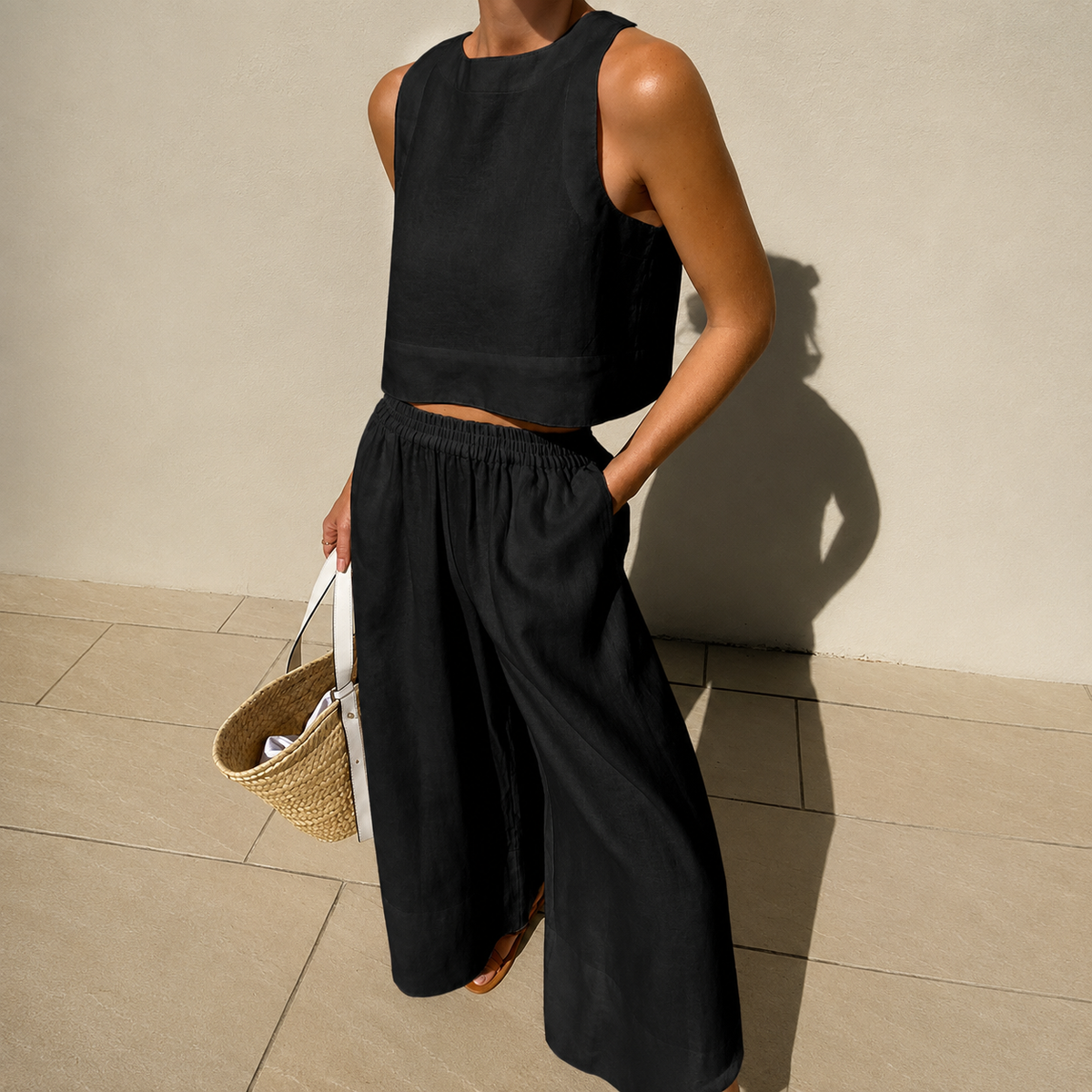 Thelma - Komfortables und Entspanntes Hosen-Set