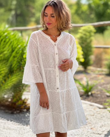 Melania - Elegante V-Ausschnitt-Bluse