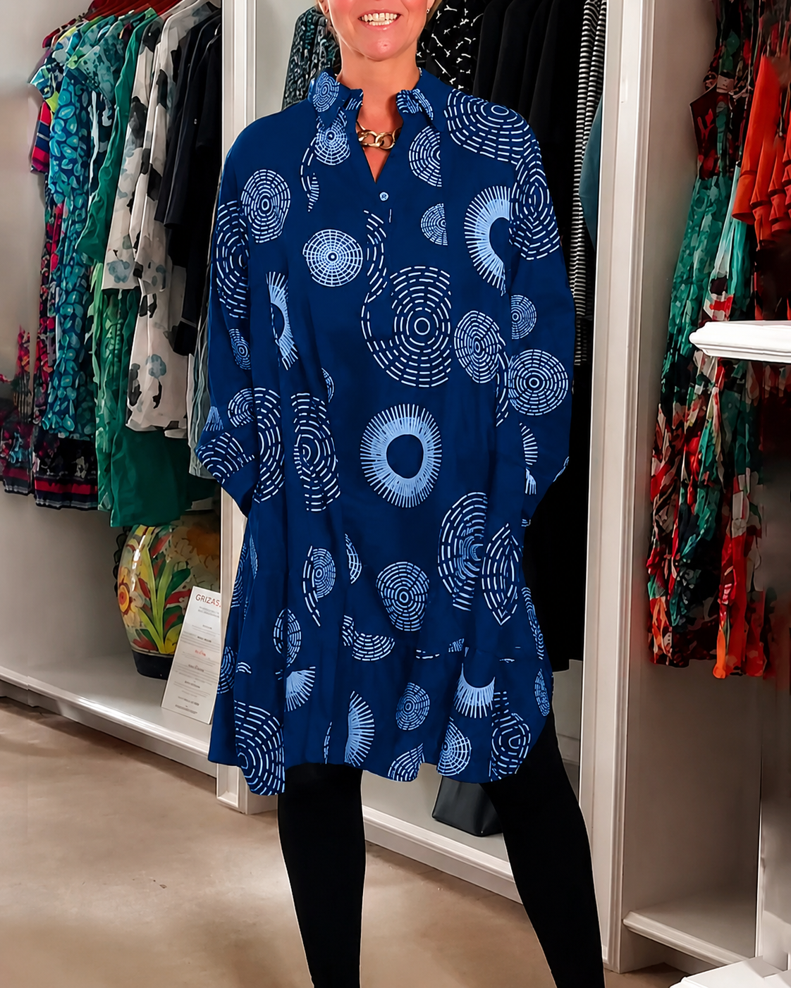 Sharonda - Stilvolles Kleid mit lockerer Passform