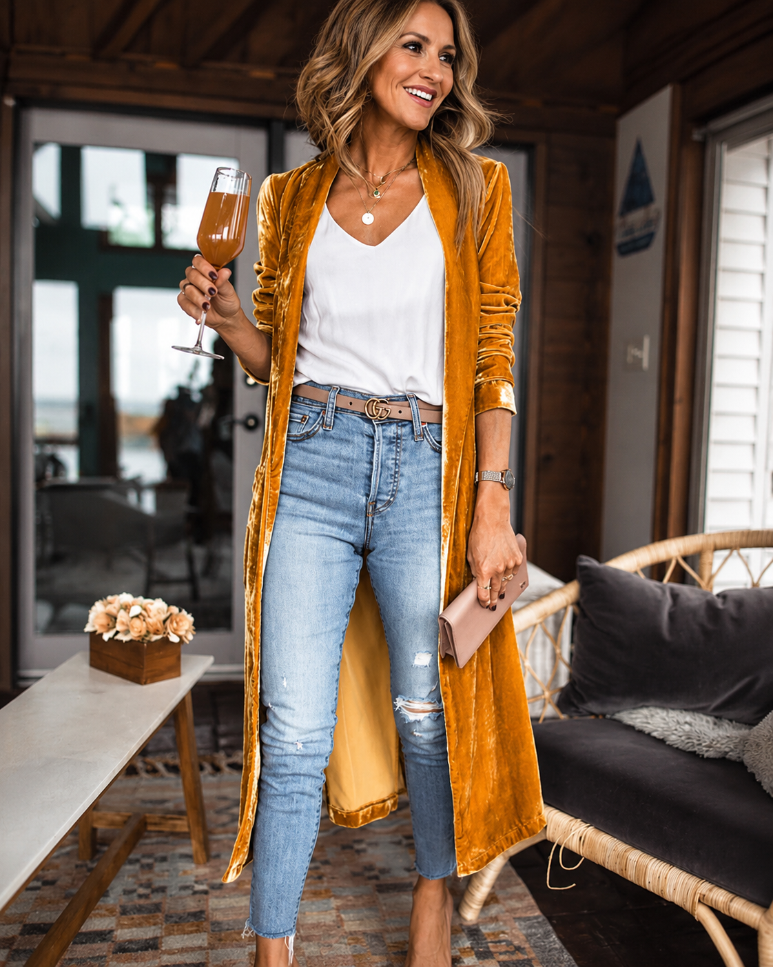 Ambra - Elegante Lockere Strickjacke