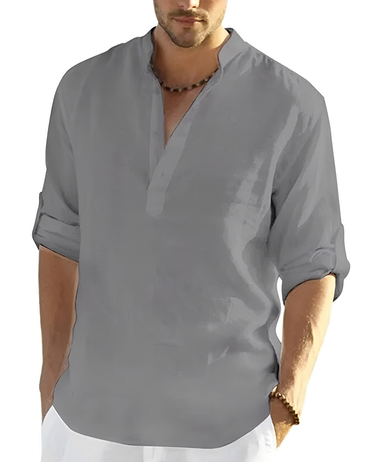 Tristan - Angenehmes Shirt mit V-Ausschnitt