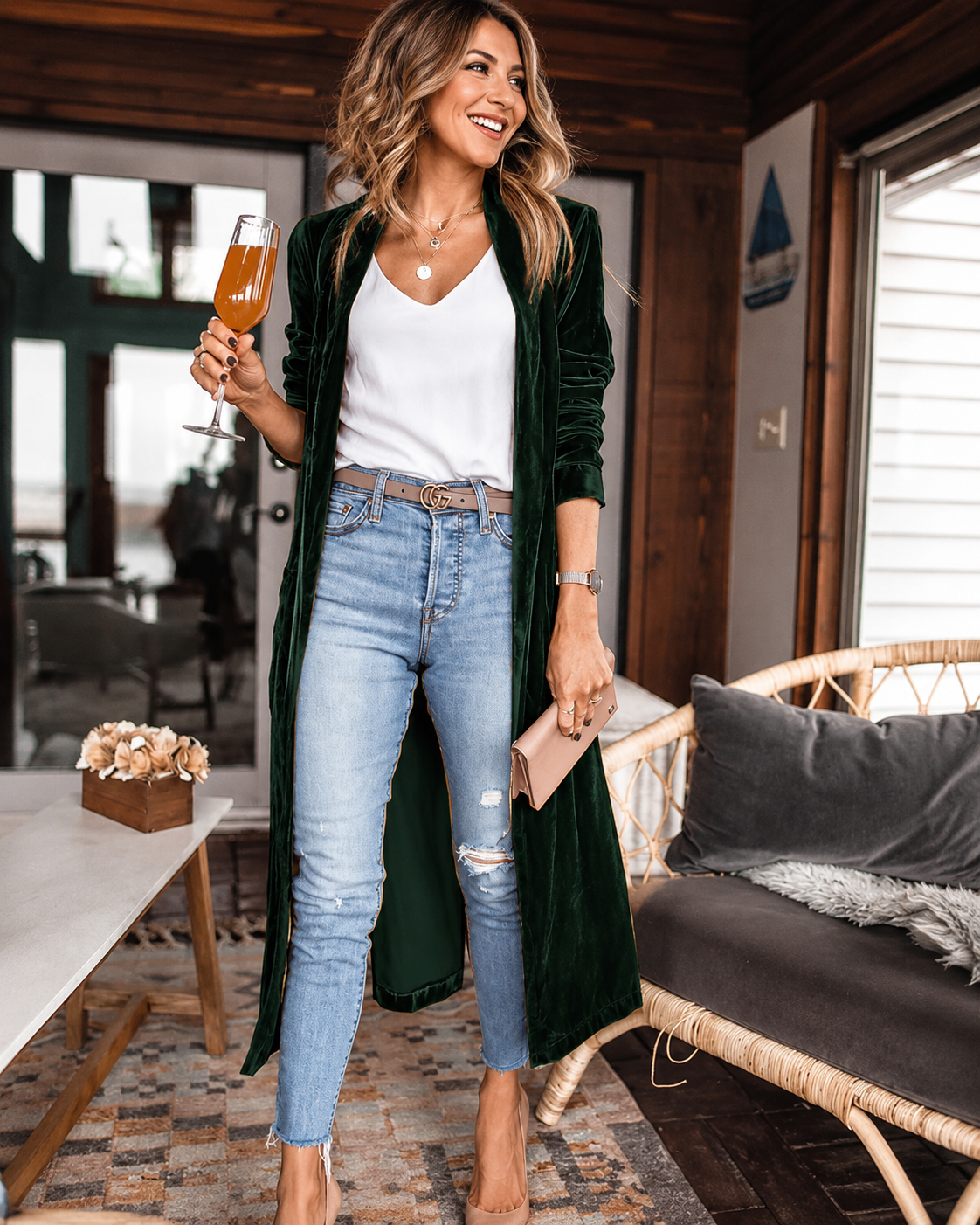 Ambra - Elegante Lockere Strickjacke