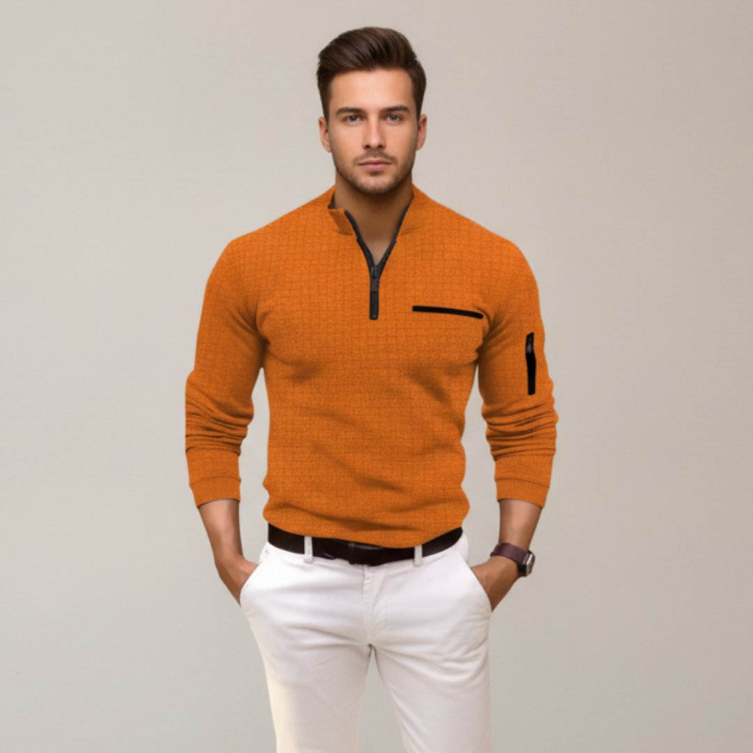 Andrey - Elegantes Half-Zip-Shirt