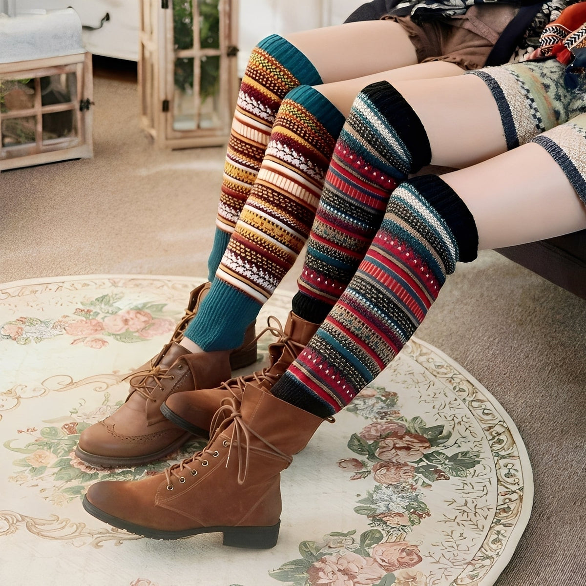 Suzanna - Stilvolle und sanfte Socken
