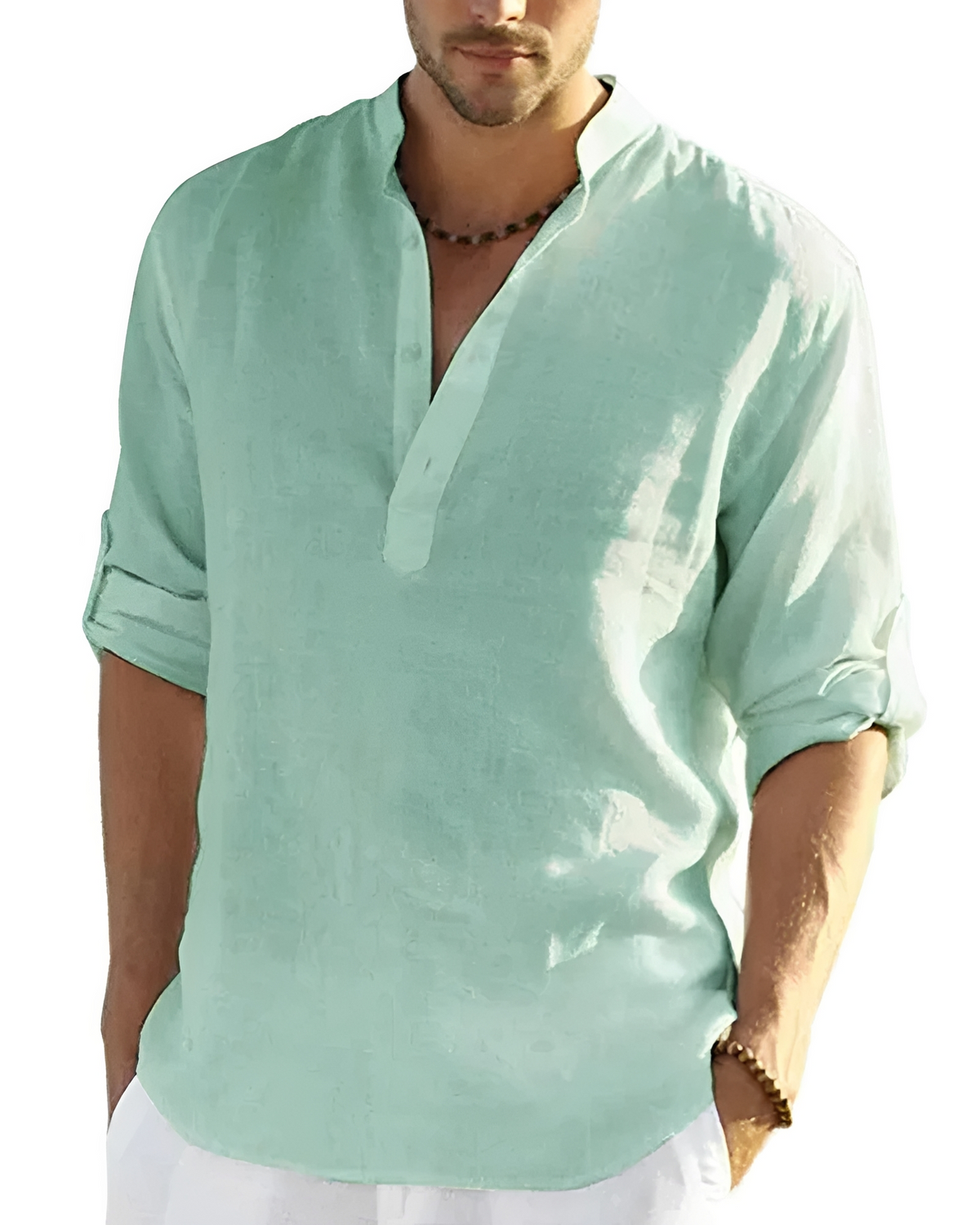 Tristan - Angenehmes Shirt mit V-Ausschnitt