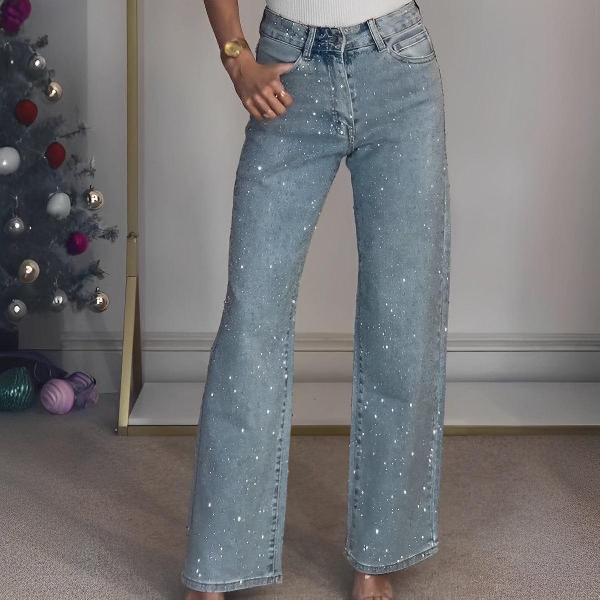 Sandra - Elegante Hose mit weitem Bein