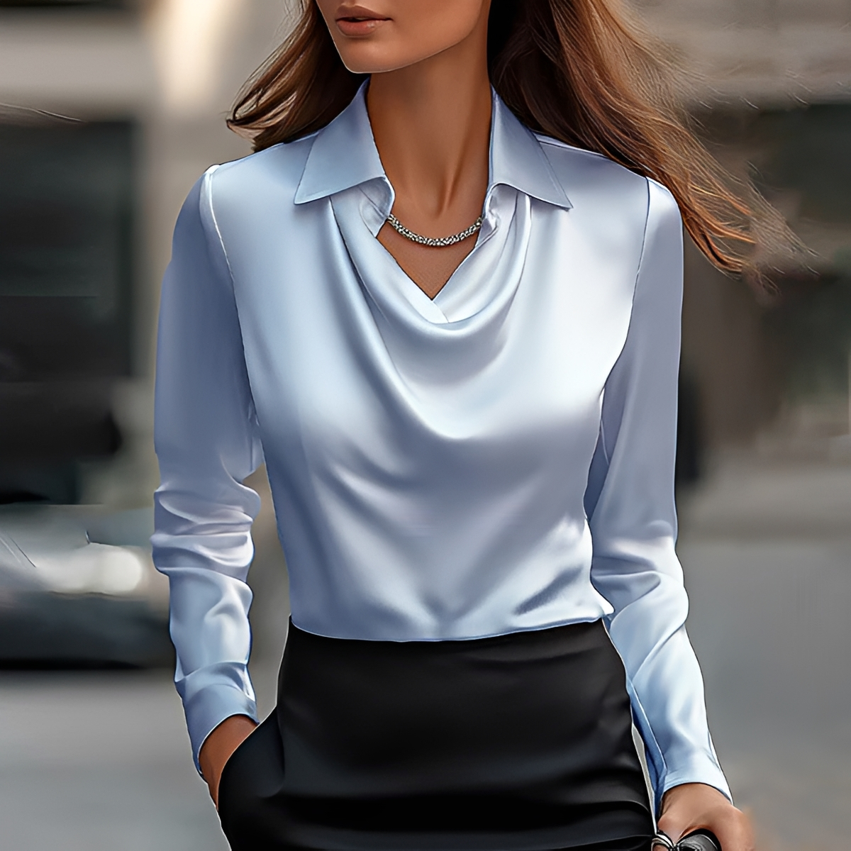 Chiara - Modische Bluse mit langen Ärmeln