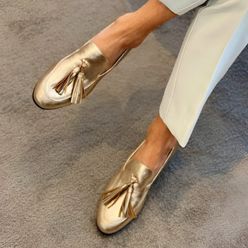 Alyssia - Angenehme Loafer mit Quaste