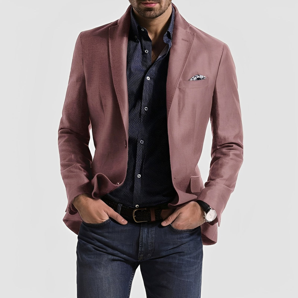 George - Elegant geschnittener Herrenblazer mit Zweiknopfdetail