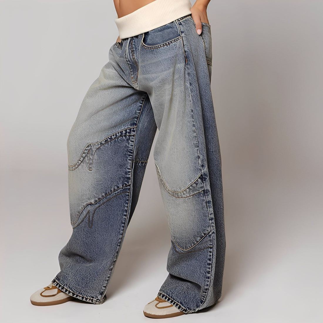 Vanessa - Bequeme und lässige Damenjeans mit weitem Schnitt