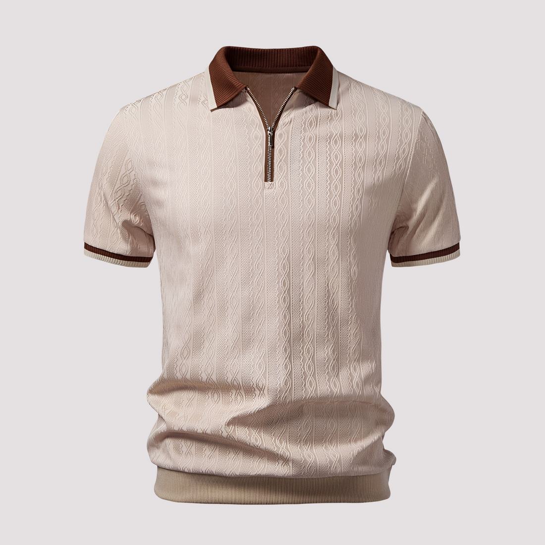 Bryn - Stylisches Zip-Poloshirt