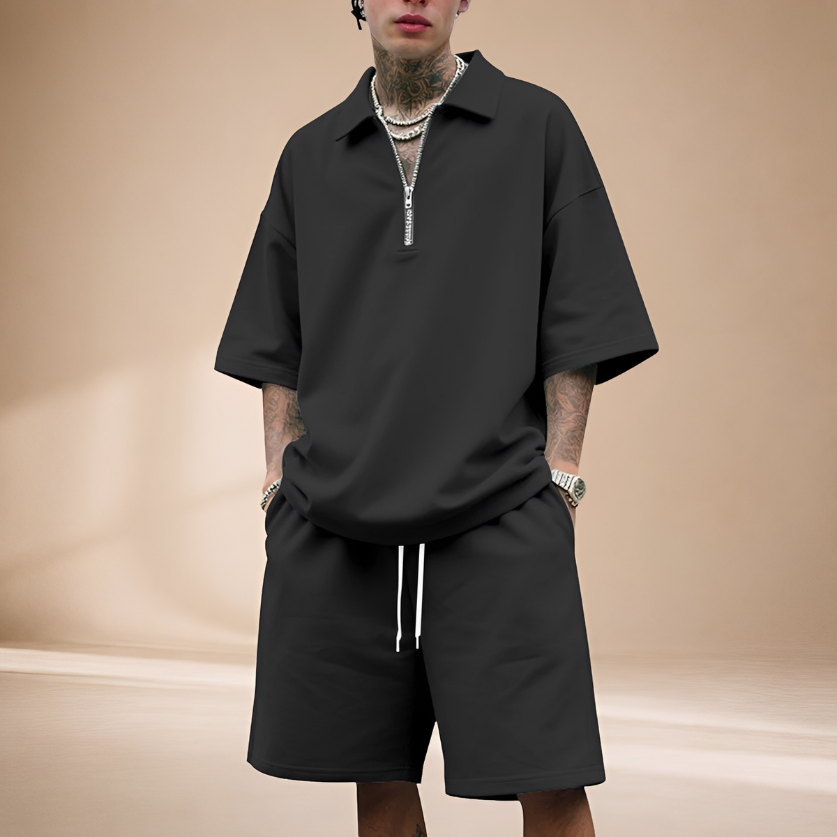Keenan - Lässiges Set mit Zipper
