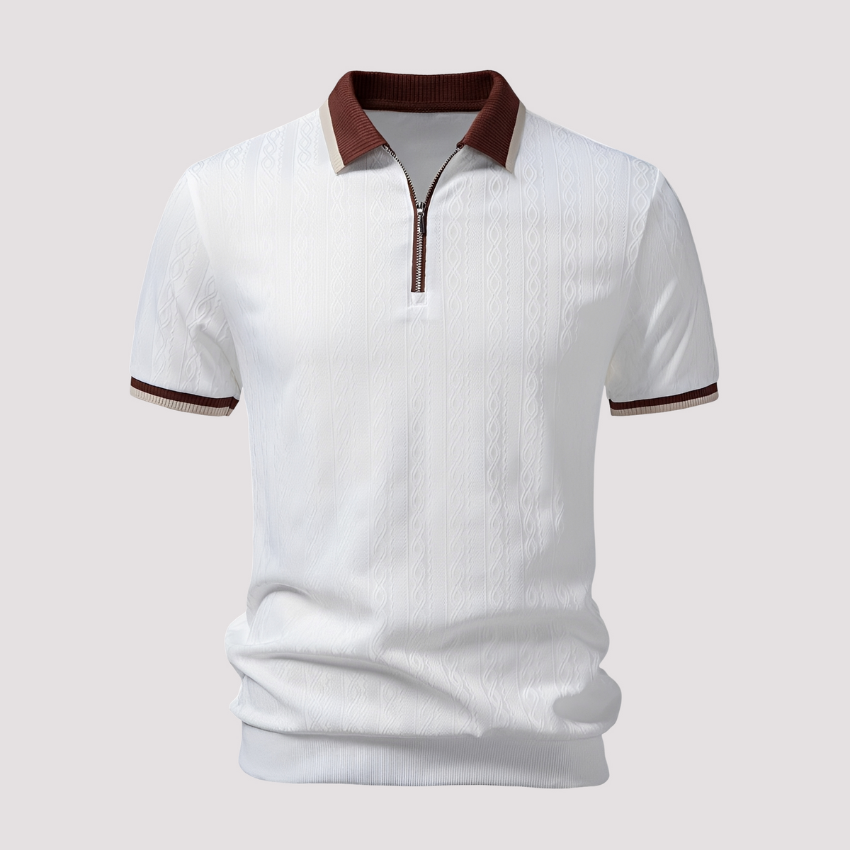 Bryn - Stylisches Zip-Poloshirt