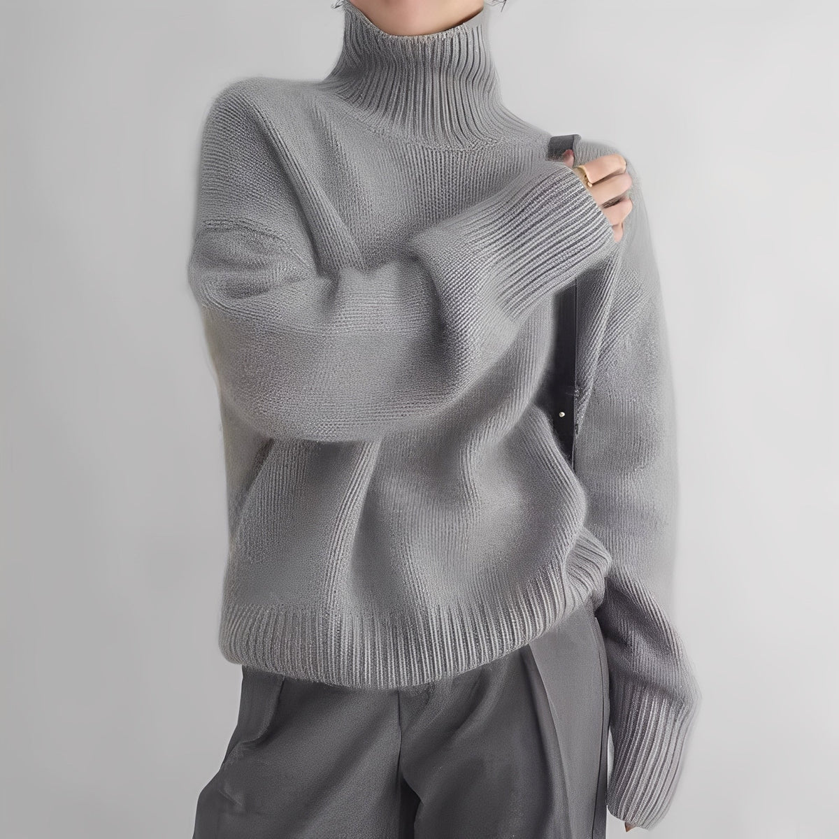 Clementine - Damenpullover mit gemütlichem Rollkragen