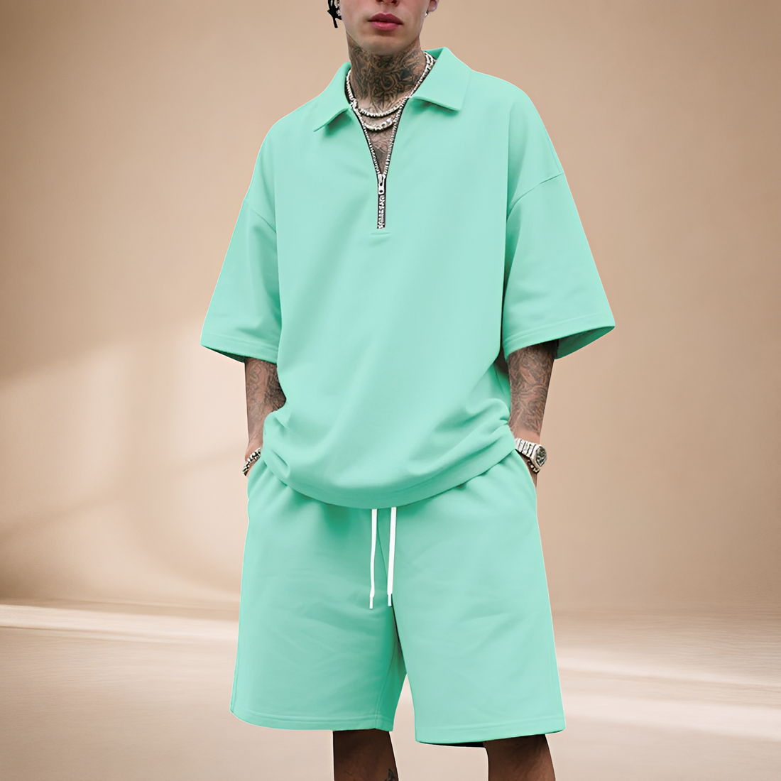 Keenan - Lässiges Set mit Zipper