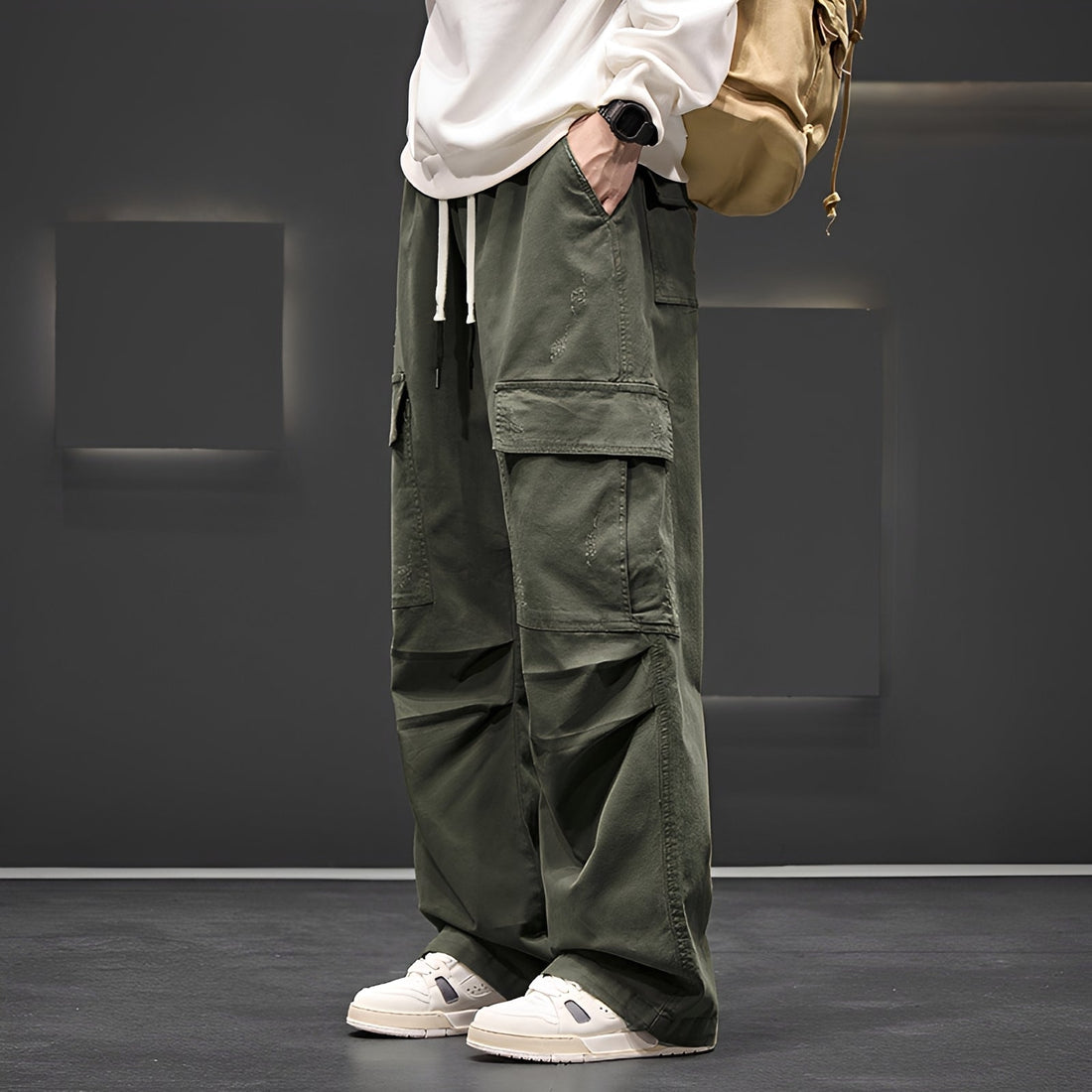 Brennan - Bequeme weite Cargo-Hosen
