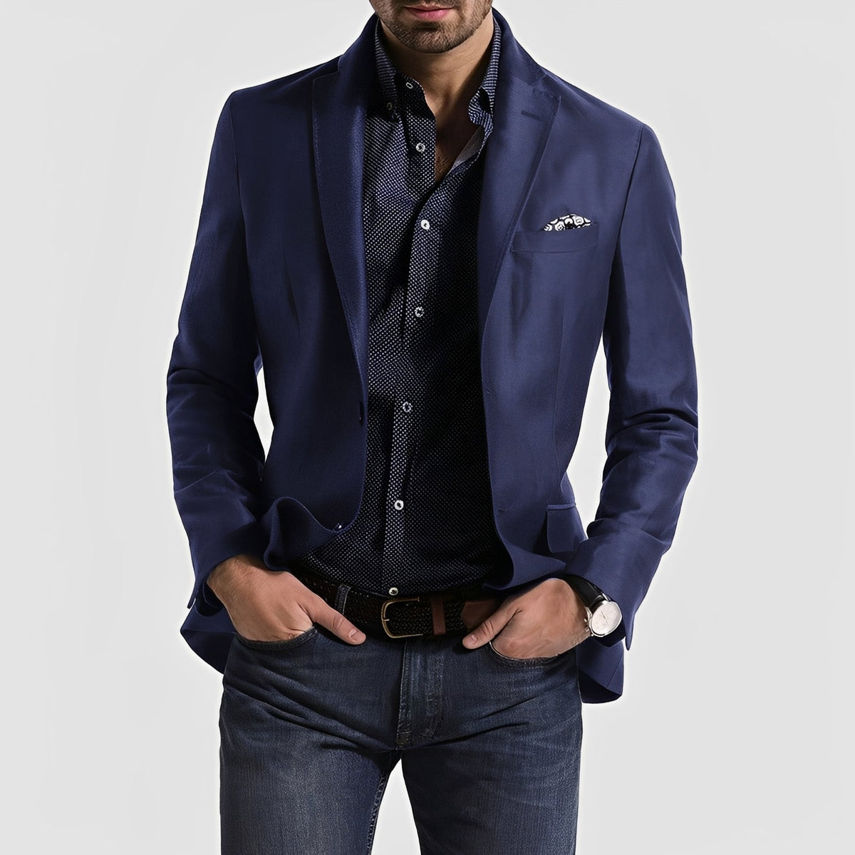 George - Elegant geschnittener Herrenblazer mit Zweiknopfdetail
