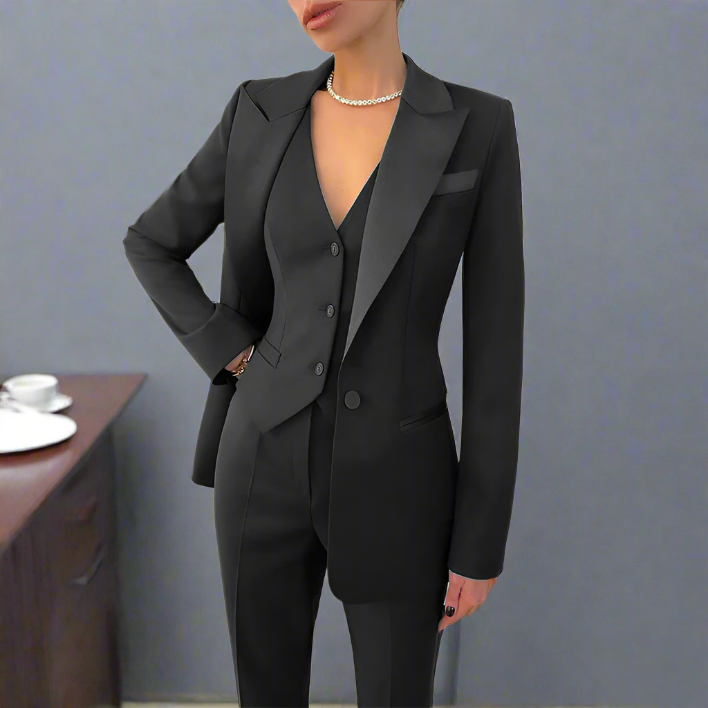 Clara - Elegantes Set aus Jacke, Hose und Top