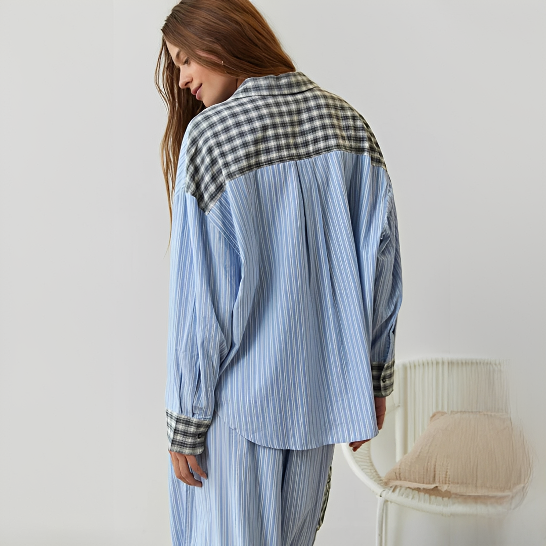 Elena - Elegantes zweiteiliges Pyjama-Set