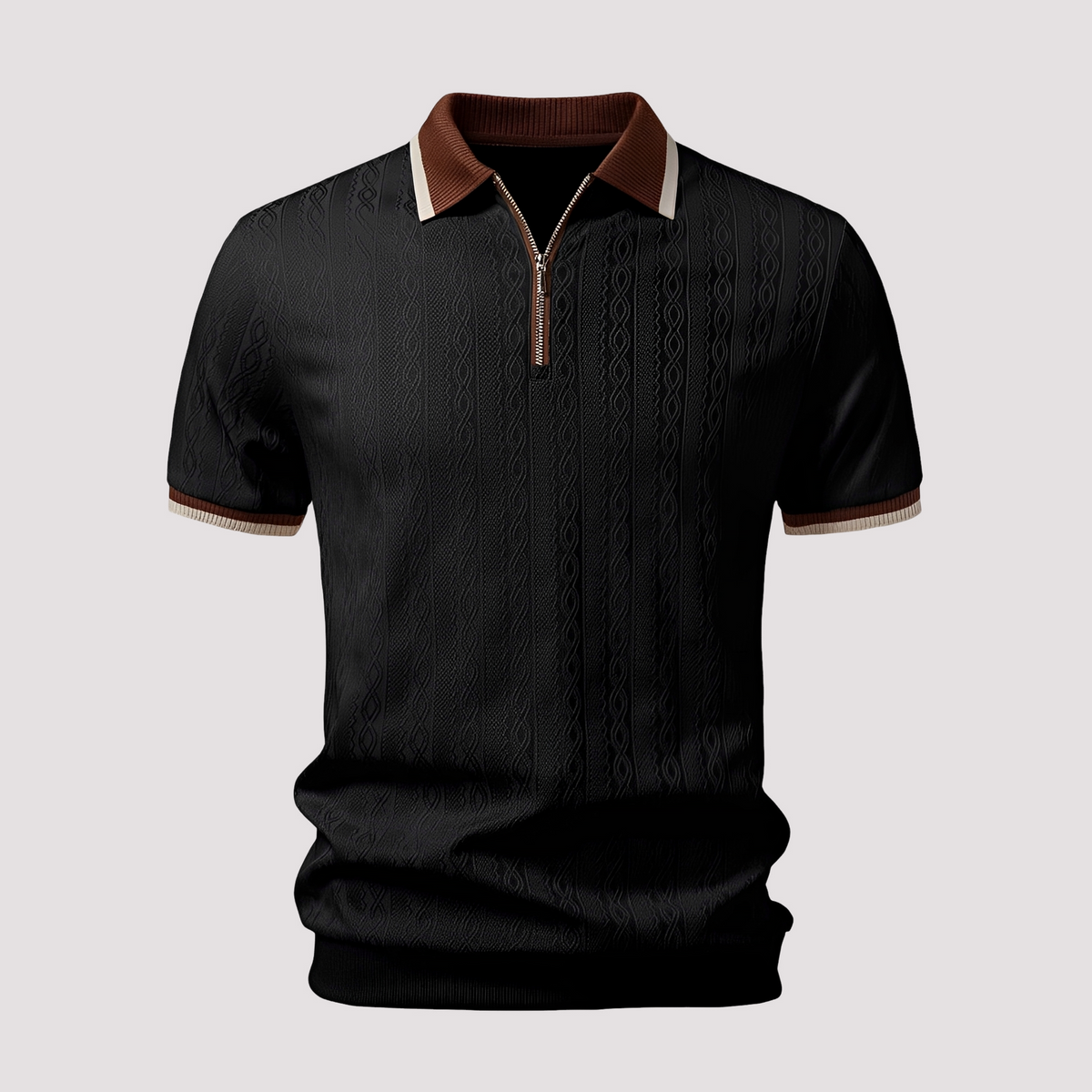 Bryn - Stylisches Zip-Poloshirt