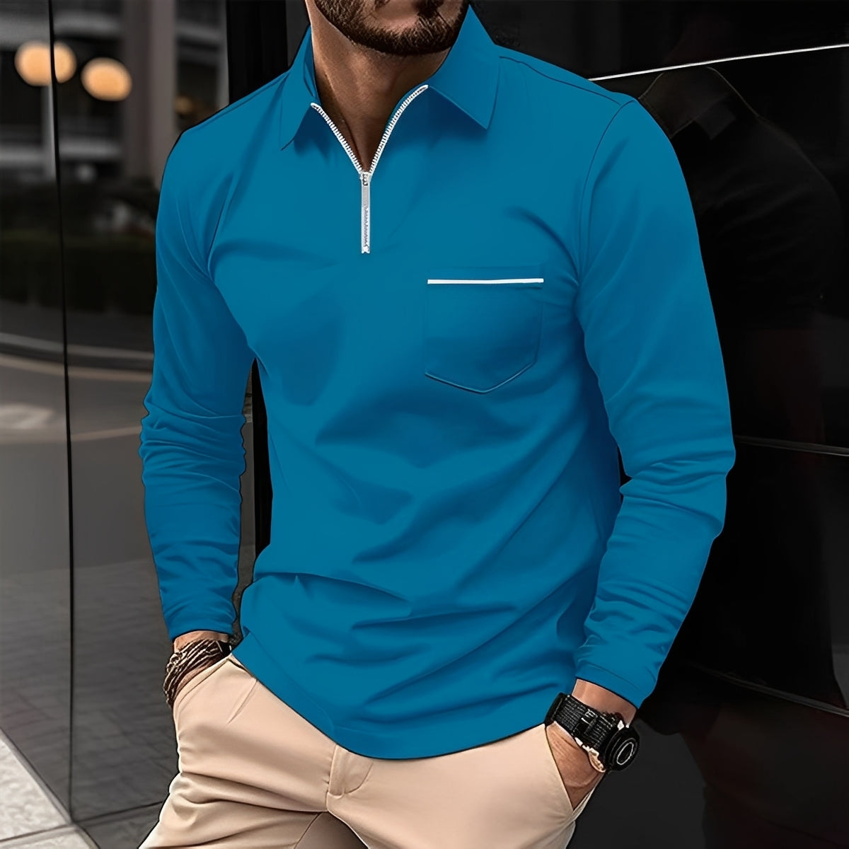 Florent - Bequemes Langarmshirt