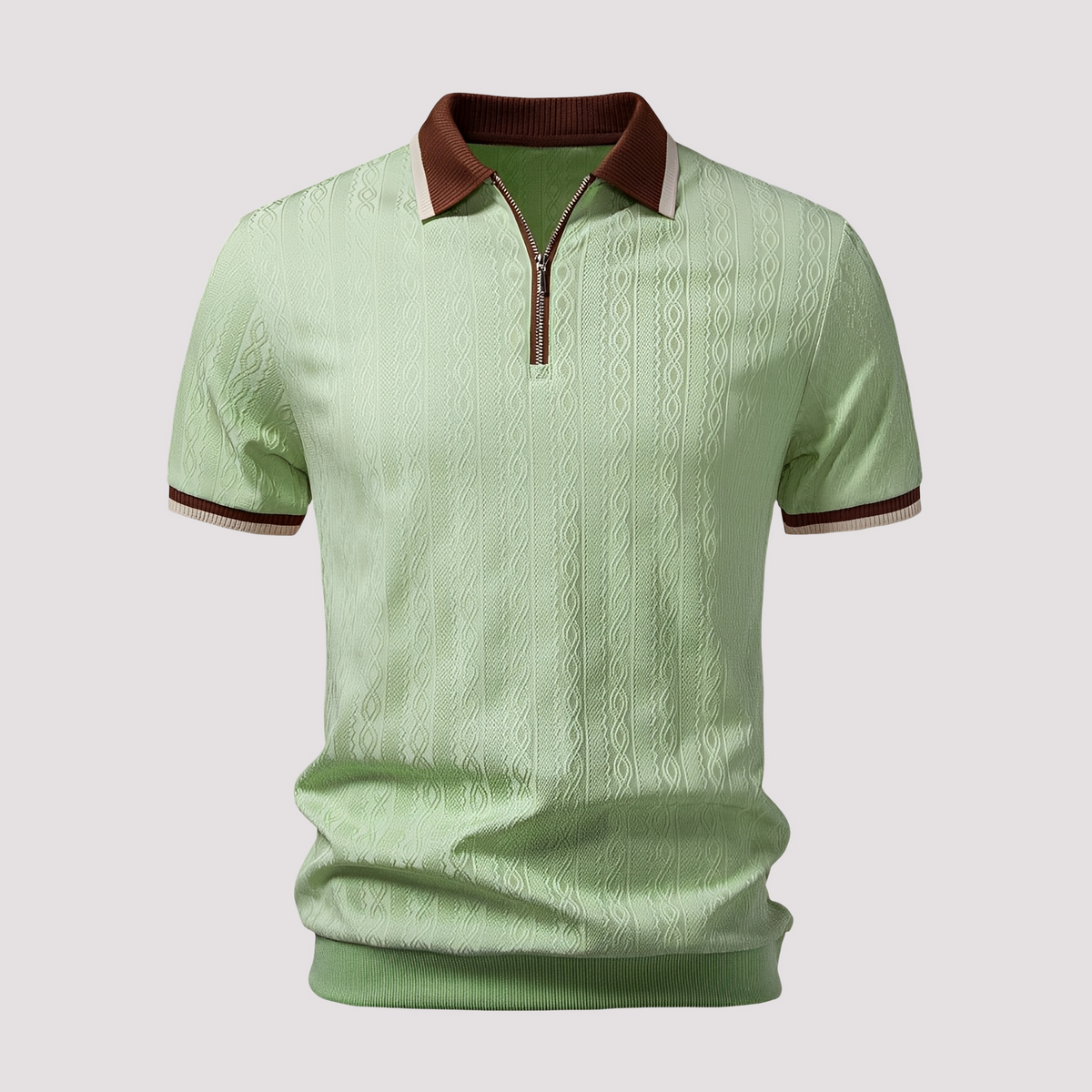 Bryn - Stylisches Zip-Poloshirt