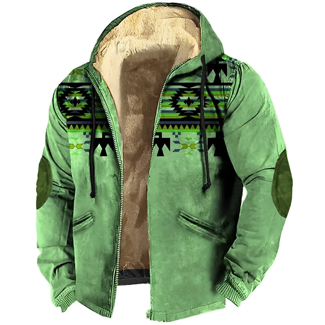 Edwin - Zeitgemäßer Herren-Hoodie mit ethnischem Muster