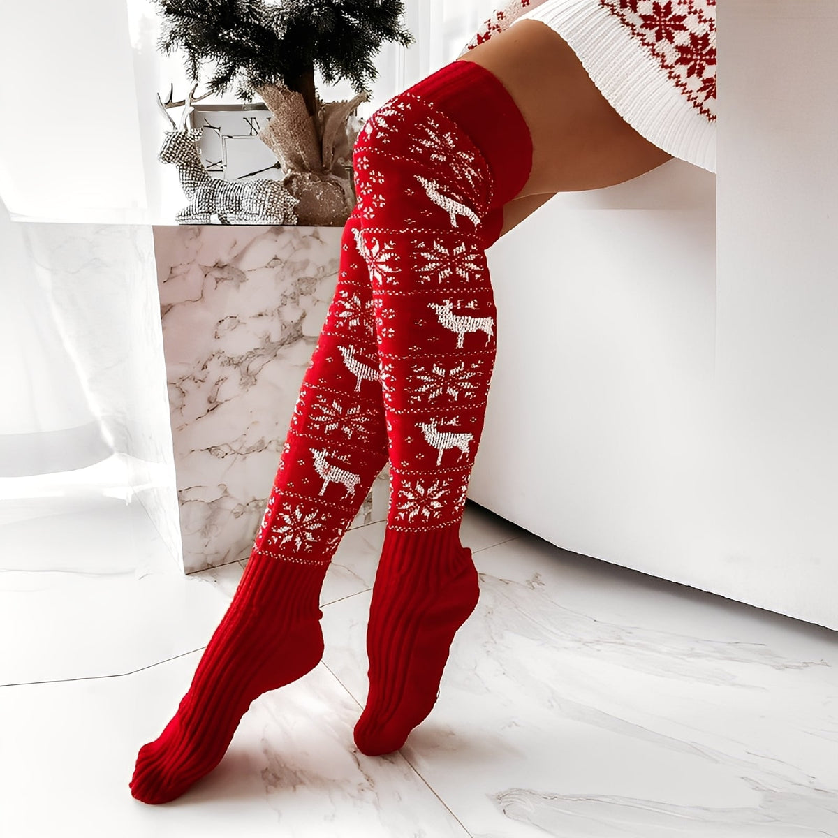 Carol - Elegante und gemütliche Weihnachtssocken