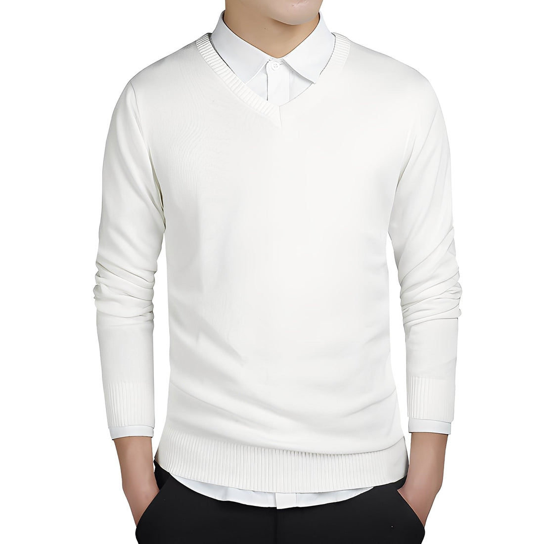 Tom - Gemütlicher V-Neck-Sweater