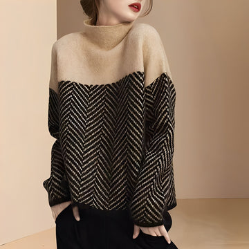 Maryann - Eleganter und weicher Pullover mit Rollkragen