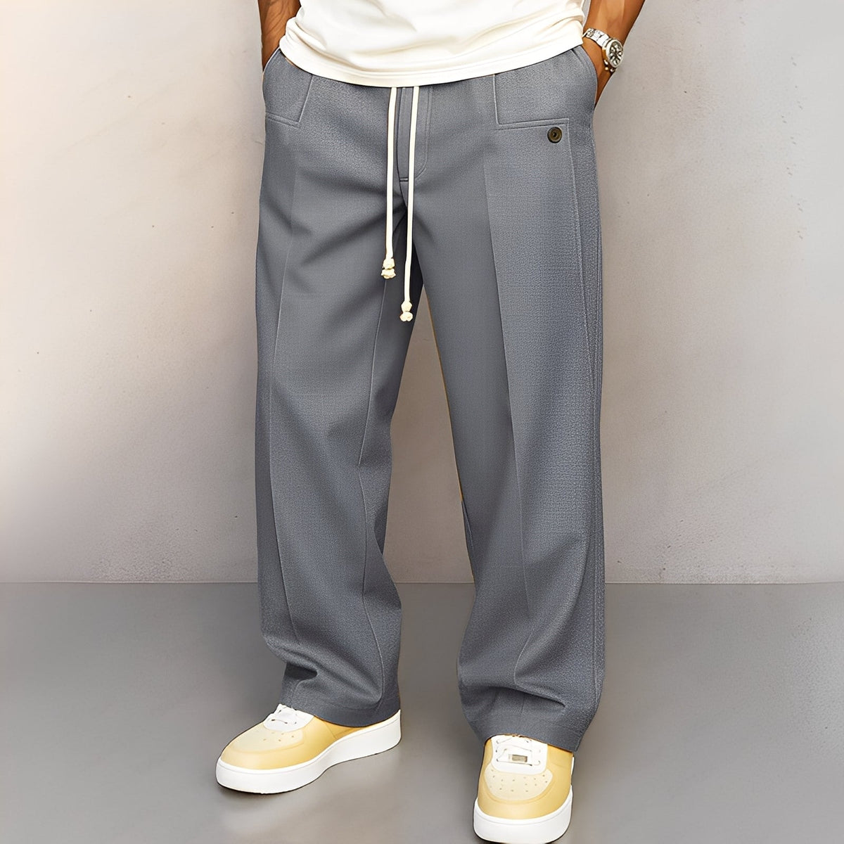 Kevin - Herrenhose mit komfortabler und lockerer Passform