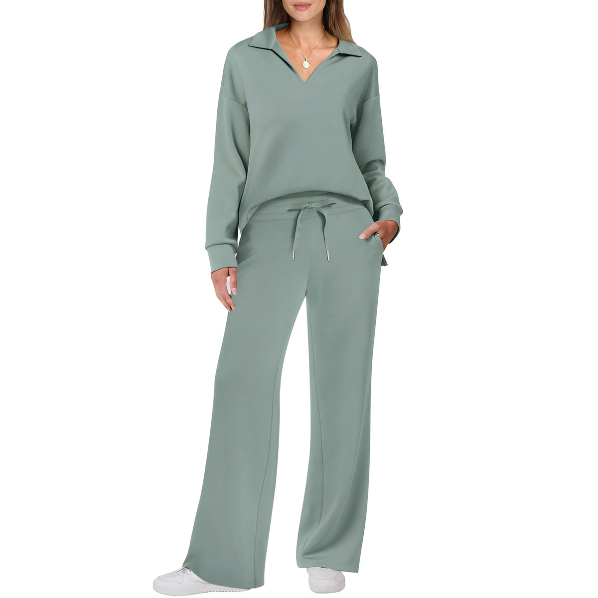 Carmena - Bequemes und gemütliches Hosen-Set