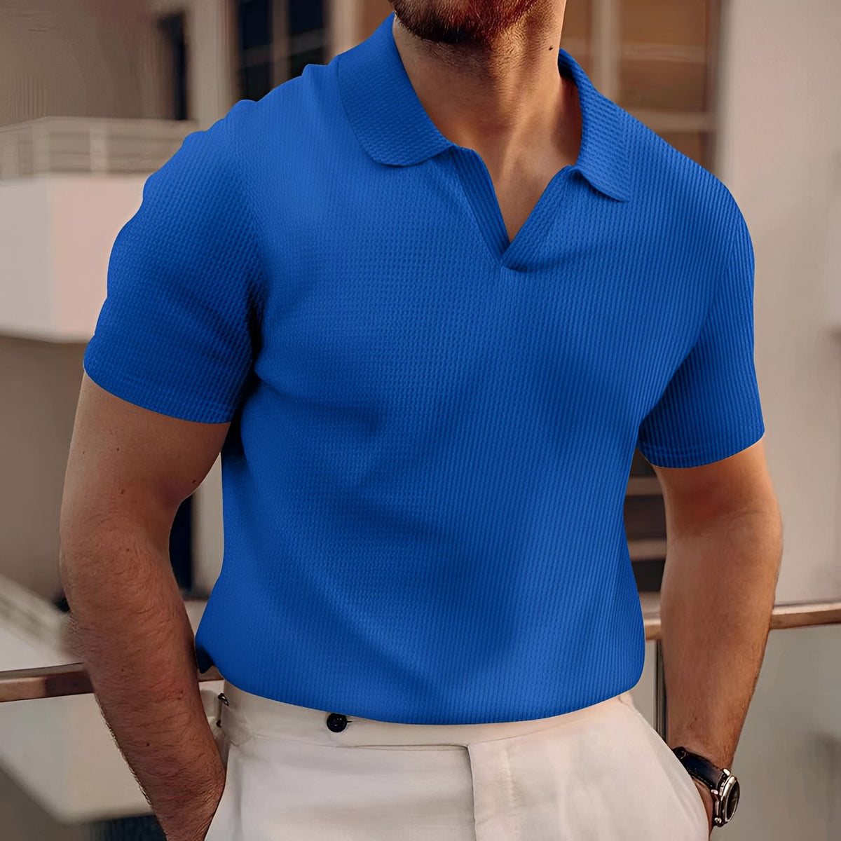Holden - Kurzarm-Poloshirt im reduzierten Stil