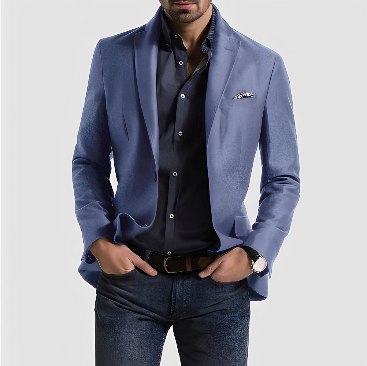 George - Elegant geschnittener Herrenblazer mit Zweiknopfdetail