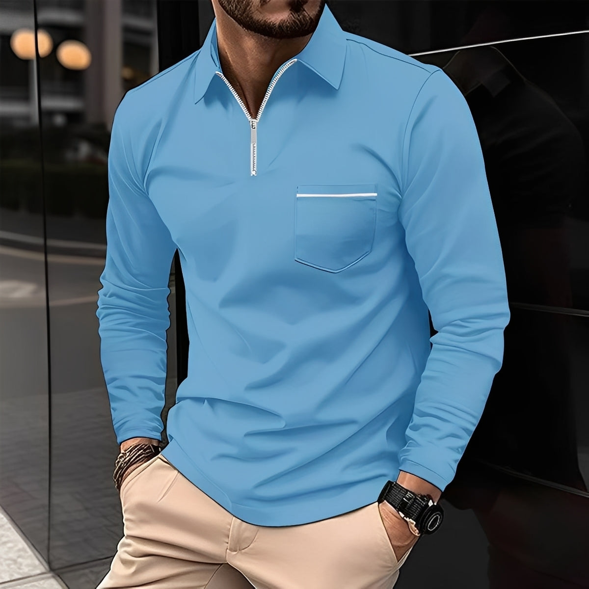Florent - Bequemes Langarmshirt