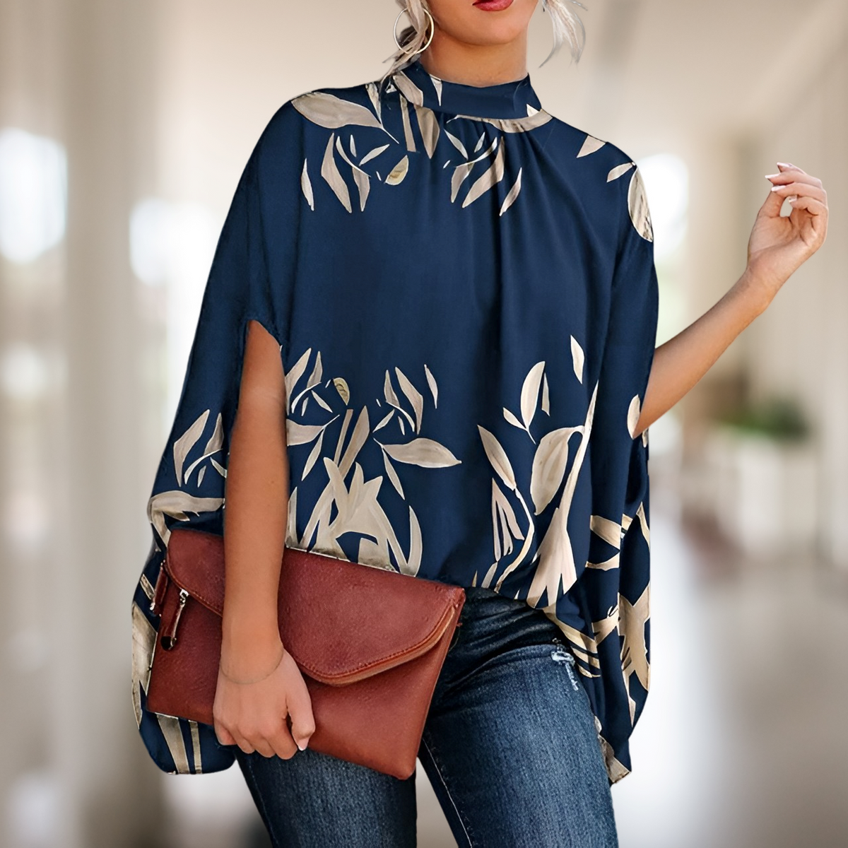 Merna - Moderne Bluse im entspannten Stil