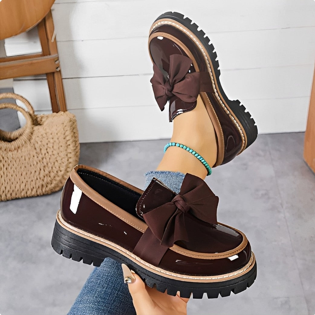 Miley - Modische Loafer mit Schleifenakzent