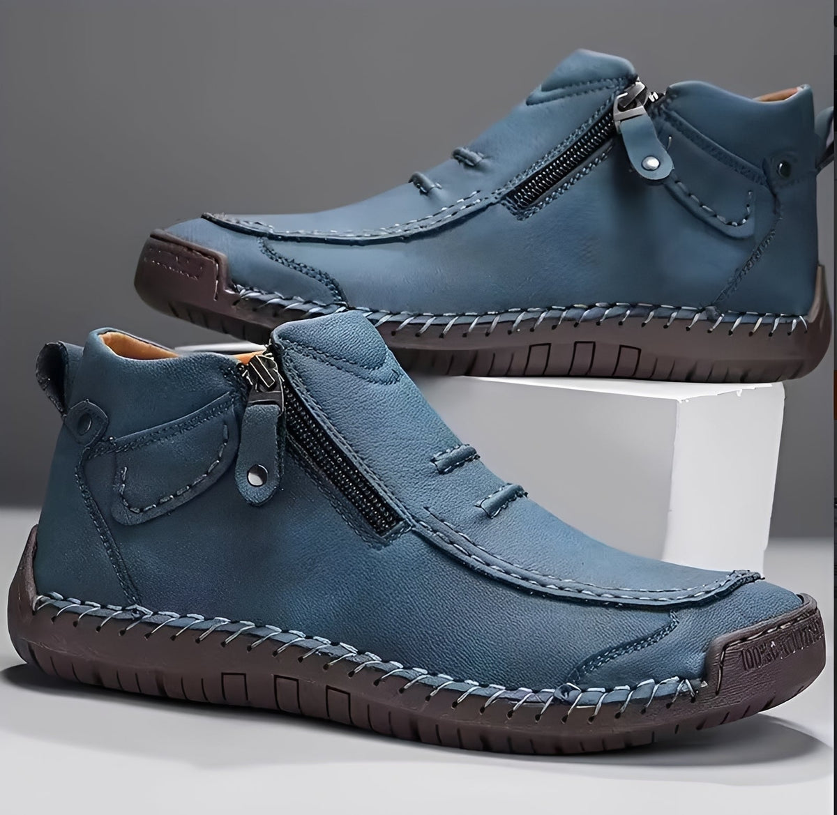 David - Stilvolle Stiefel mit Reißverschluss
