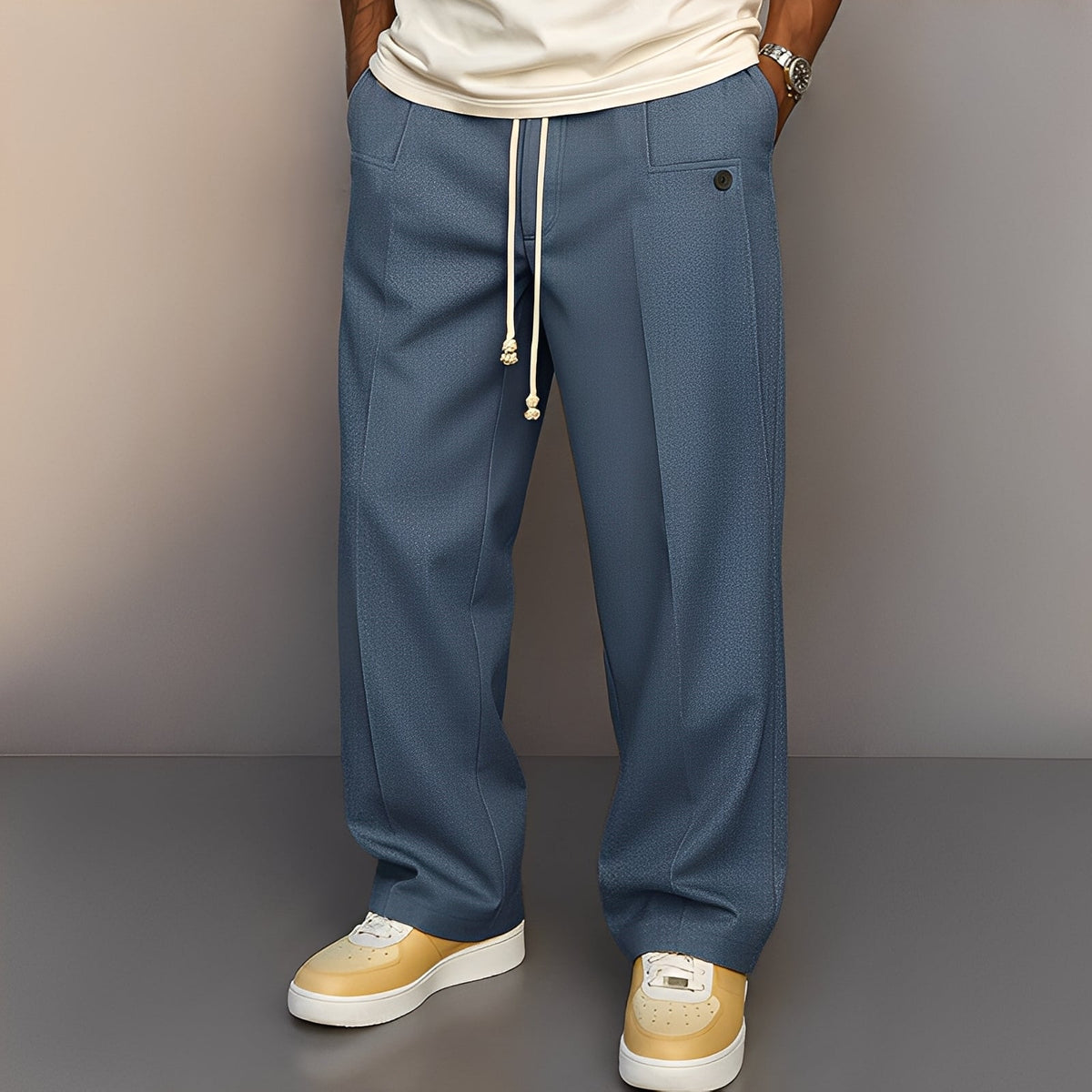 Henri - Komfortable Herrenhose mit Kordelzug