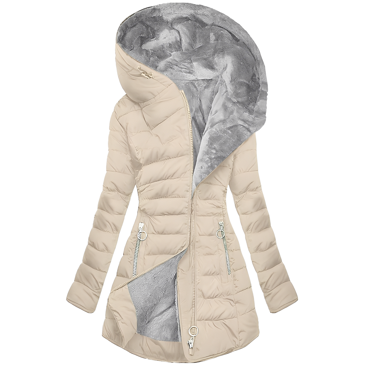 Jasmine - Modische Damenjacke mit Kapuze
