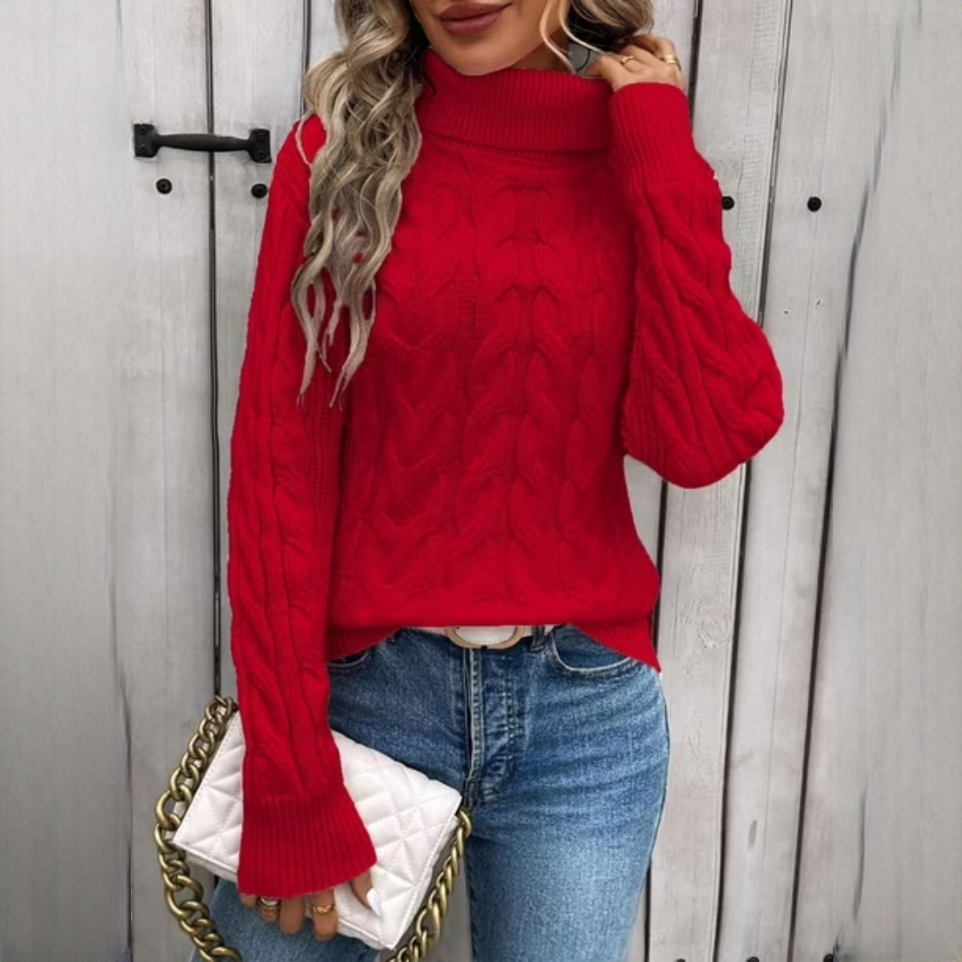 Amélie - Bequemer Pullover mit Rollkragen